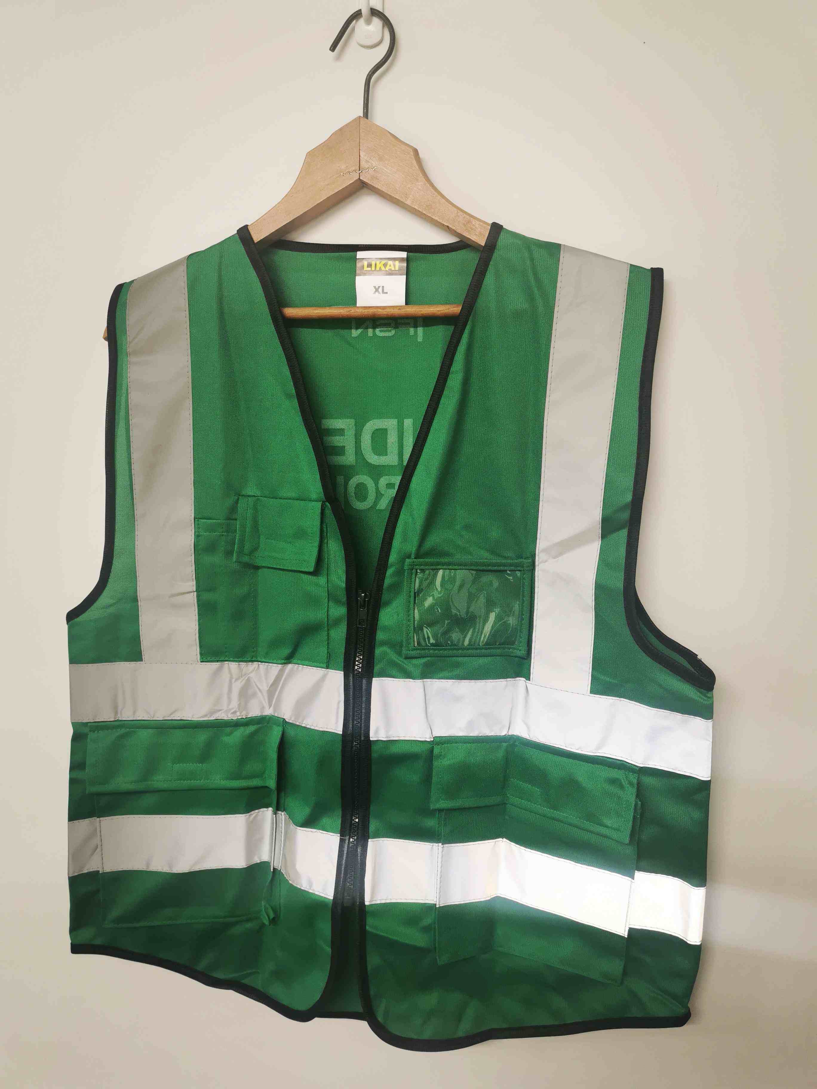 Green Hi-Vis Incident Controller Vest, FSN